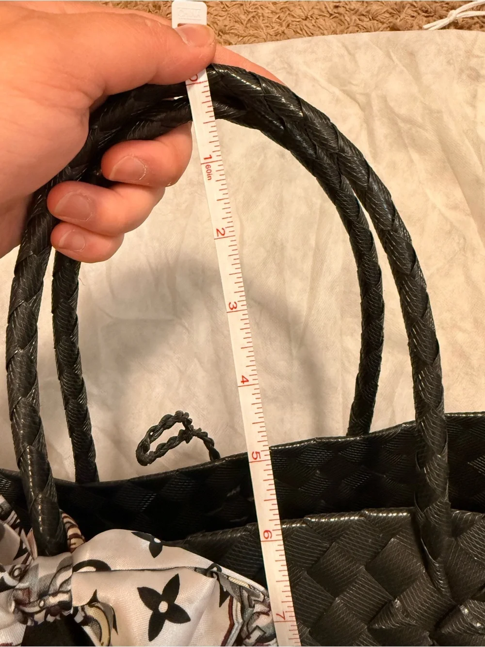 Habi at Pintura Eagle Plastic Bayong Waterproof Tote Bag Black